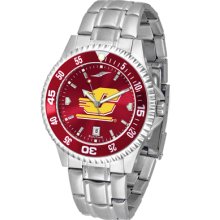 Central Michigan Chippewas Competitor AnoChrome Steel Band Watch
