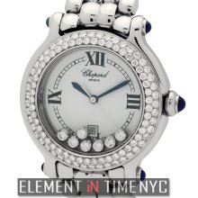 Chopard Happy Sport 7 Floating Diamonds & Diamond Bezel