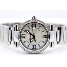 Chopard Imperiale Silver Dial Diamond Bezel Quartz Date Watch 388541