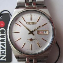 Citizen Japan Men's Watch Automatic 21 Jewels All Stainless S Original