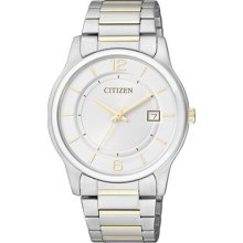 Citizen Quartz Men 2-tone Stainles Steel Bd0024-53a Wr 30m Usa Seller Save $$$