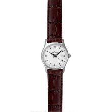 Claude Bernard Women's 33016 3 AIN Classic Ladies Brown Leather D ...