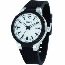 Cobra - Co677sb1s2 - Gents Watch - Analogue Quartz - Black Dial - Black Rubber Strap