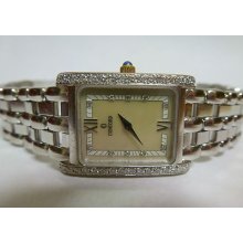 Concord Veneto- Ladies, 18k. White Gold, Diamonds & Mop Dial- Model 61-25-665