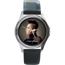 Cool Taeyang íƒœì–‘ å¤ªé™½ K-pop Big Bang Collectible Silver/gold Tone Round Metal Watch