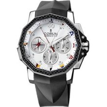 Corum Admiral's Cup Challenge 44 Split-Seconds Stainless Steel 986.691.11/F371 AA92