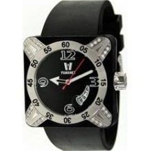 Deepest Lady Ladies Watch in Black with Silver Bezel ...