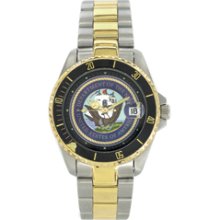 Del Mar 50493 Mens Navy Military Watches Two Tone