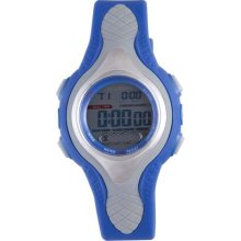 Diadora Men's Dual Time Display Grey Dial Rubber Digital Alarm Watch