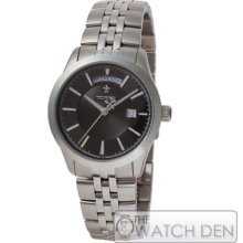 Dreyfuss & Co - Mens Stainless Steel Day Date Watch - Dgb00058/04