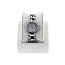 Ebel Beluga Stainless Steel Watch with Mother of Pearl Diamond Dial