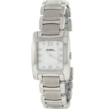 Ebel Brasilia Stainless Steel Diamond Swiss Made Quartz Ladies Watch