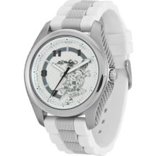 Ed Hardy Raven White Watch Rv-wh/official Stockist/brand (rrpÂ£80)