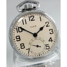 ELGIN Elgin Pocket Watch-Vintage Watch
