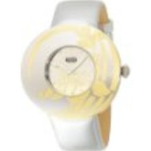 EOS New Zoo York Women's 53SSILGLD Jasmine Silver Leather Strap