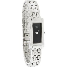 ESQ byMovado Tiadora Ladies Blk Dial Stainless Steel Swiss Quartz Watch 07100992