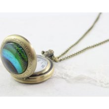 Evanescence 36 Necklace - Elegant, Exquisite, Beautiful Everyday Pocket Watch Necklace. Sweet Heirloom Quality Gift.