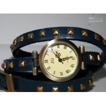 Fashion Casual Watch For Ladies Womens Rivet Archaistic Three Circle