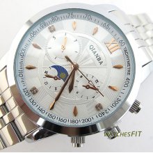 Fashion Classic Men's Stainless Steel Analog Quartz Wrist Watch