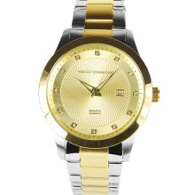 FC1135SGM French Connection Mens Two Tone Diamond Watch