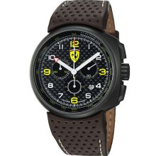Ferrari Watches Men's F1 Classic Chronograph Black Carbon Fiber Dial B