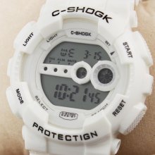 Five Color Silicone Sporty Digital Number Wristwatch Mens Girls Fashion Choice