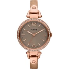 Fossil Georgia Metallic Brown Ladies Watch ES3236