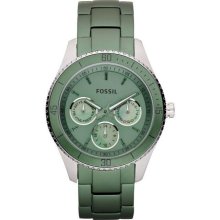 Fossil Stella Mint Green Aluminum Ladies Watch ES3039