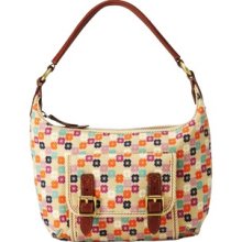 Fossil Tate Floral Hobo Bag - Natural Floral