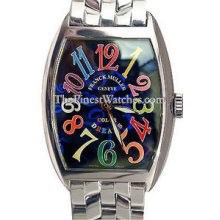 Franck Muller Curvex Color Dreams Steel 7851SCCOLDRMO Watch