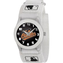 Game Time Kids' MLB Baltimore Orioles Rookie Series Watch, White