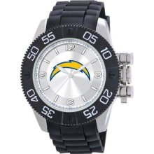 Game Time Nfl-Bea-Sd Men'S Nfl-Bea-Sd Beast San Diego Chargers Round Analog Watch