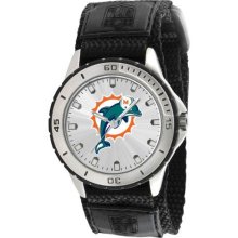 Game Time Official Team Colors. Nfl-Vet-Mia Men'S Nfl-Vet-Mia Veteran Custom Miami Dolphins Veteran Series Watch