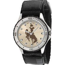 Gametime NCAA Wyoming Cowboys Veteran Series Velcro Watch