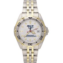 Gents NHL Nashville Predators Watch In Stainless Steel