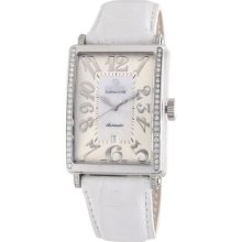 Gevril Women's 6209NE Glamour Automatic White Diamond Watch ...