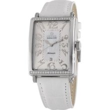 Gevril Women's 6209NT Glamour Automatic White Diamond Watch