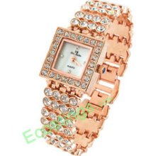 Good Jewelry Elegant Women Crystal Wrist Watch