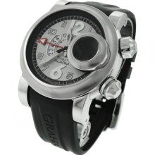 Graham Silver Dial Swordfish 2swasgmt.s01a Gmt Alarm Watch
