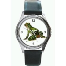 Green Frog Art Amphibian Reptile Unisex Wrist Watch NEW