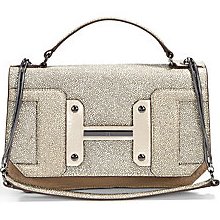 Halston Heritage Convertible Texture Block Shoulder Bag/Sand - Sand