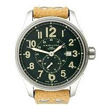 Hamilton H70655733 Watch Field Officer Mens - Black Dial Stainless Steel Swiss Automatic Movement