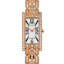 Harry Winston Avenue C Lady Rose Gold Watch 330/LQRR.M/D3.1/D3.1