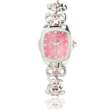 Hello Kitty CT.7105LS-16M by Chronotech, Stainless Steel Pink Watch - Pink - Metal - One Size