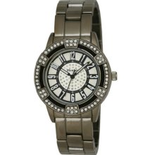 Henley Ladies Quartz Watch With White Dial Analogue Display And Silver Stainless Steel Plated Bracelet H07152.1