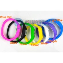 Hot Cute Jelly Silicone Rubber Digital Sports Bracelet Wrist Ion Watch 7 Colours