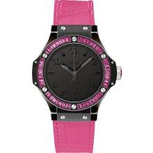 Hublot Big Bang Quartz Black Tutti Frutti 38mm 361.cp.1110.lr.1933 ROSE