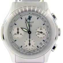 Hublot Classic Elegance Mdm Chronograph Silver Dial Blue Hands 1810.1 $6,500