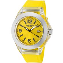 I by Invicta Watches Women's Yellow Dial Yellow Polyurethane Yellow Po