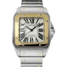 In Box Cartier Santos Mens Automatic Watch W200728g